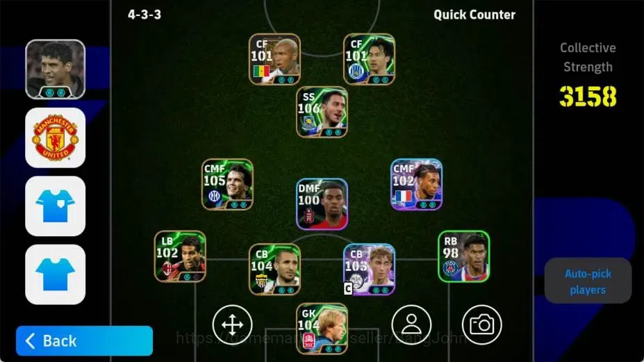 eFootball Accounts Android|PW 3158|Eden Hazard Epic,Lothar Matthaus E image 4