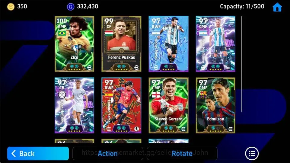 eFootball Accounts Android|PW 3129|Coin Android 350,Ferenc Puskas Epi image 2