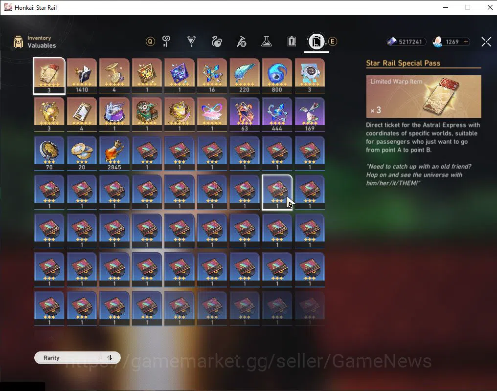 Honkai Star Rail Accounts ASIA|TL 54|1,2K SJ+3 Golden Companion|8 Limited|Ac image 5