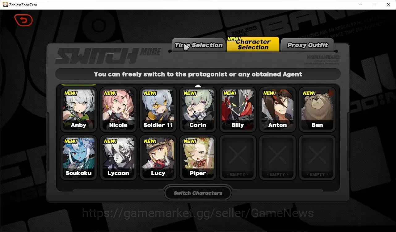 Zenless Zone Zero Accounts Starter Asia|IK 36|2 Limited|(Norma)+Sign Zhao|+2 Standard (Soldier 11,Lycaon)|1 STD Weapon|1 S 5