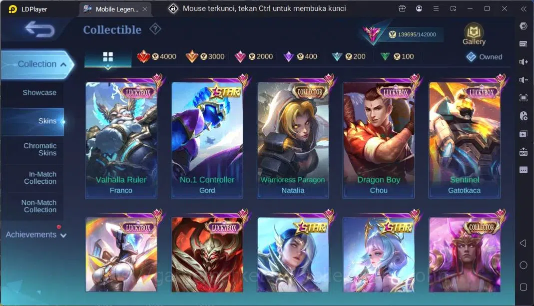 Mobile Legends: Bang Bang Accounts Global |Hero 132|Skin 430|Exalted|Legend Franco,Jo image 10