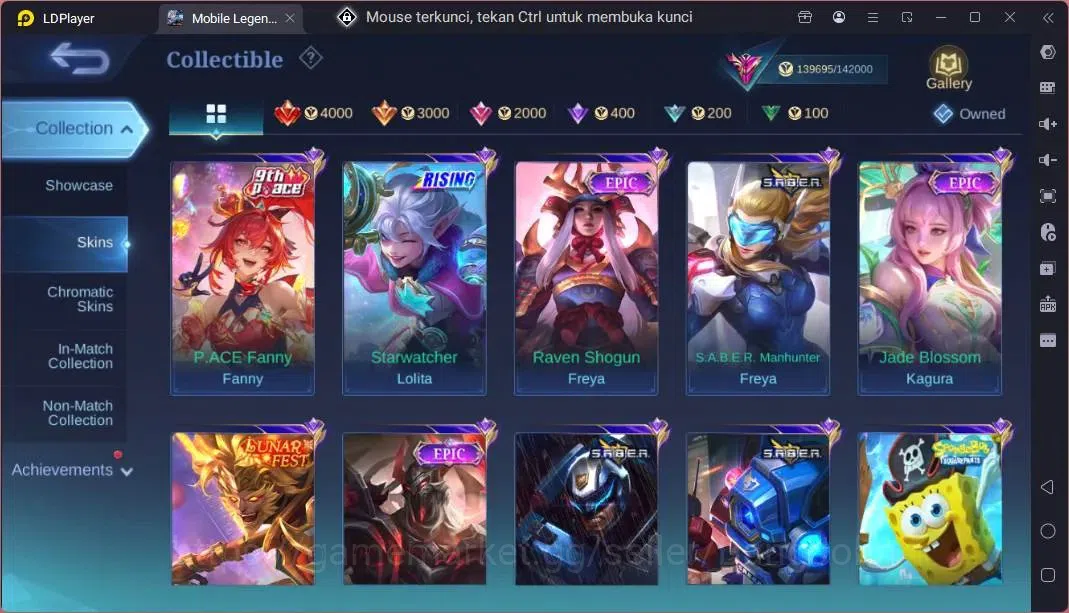 Mobile Legends: Bang Bang Accounts Global |Hero 132|Skin 430|Exalted|Legend Franco,Jo image 15