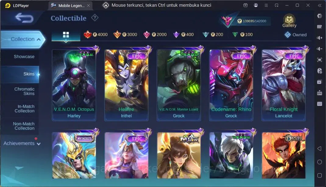 Mobile Legends: Bang Bang Accounts Global |Hero 132|Skin 430|Exalted|Legend Franco,Jo image 18