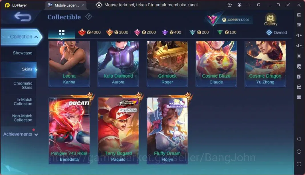 Mobile Legends: Bang Bang Accounts Global |Hero 132|Skin 430|Exalted|Legend Franco,Jo image 9