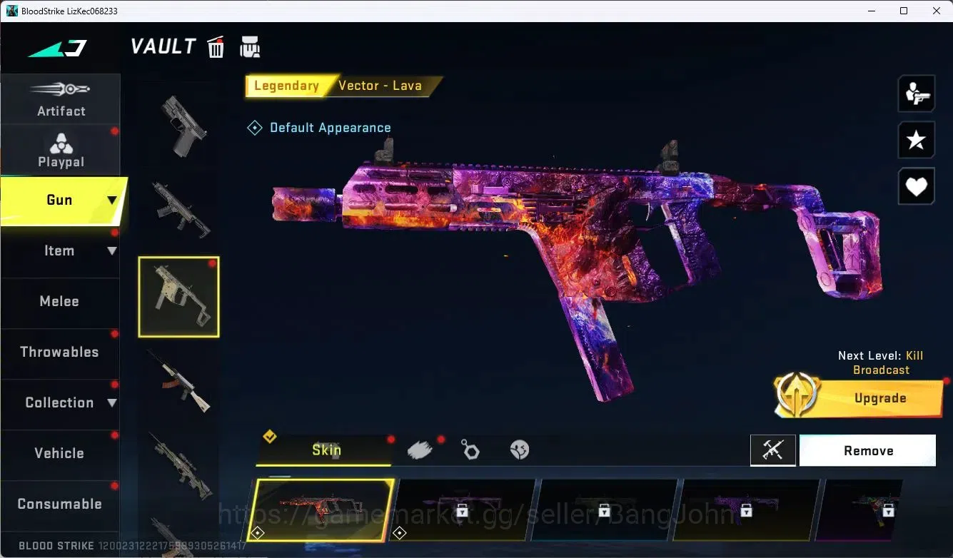 Blood Strike Accounts ASIA |Collab MCX - EVA-00 (EVAN) | 2 Legendary Gun image 2