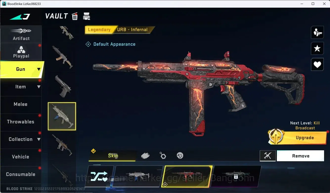 Blood Strike Accounts ASIA |Collab MCX - EVA-00 (EVAN) | 2 Legendary Gun image 3