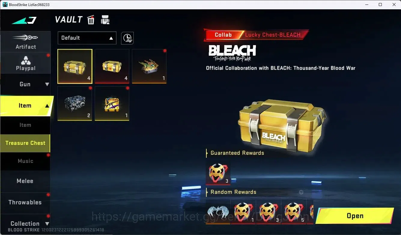 Blood Strike Accounts ASIA |Collab MCX - EVA-00 (EVAN) | 2 Legendary Gun image 6