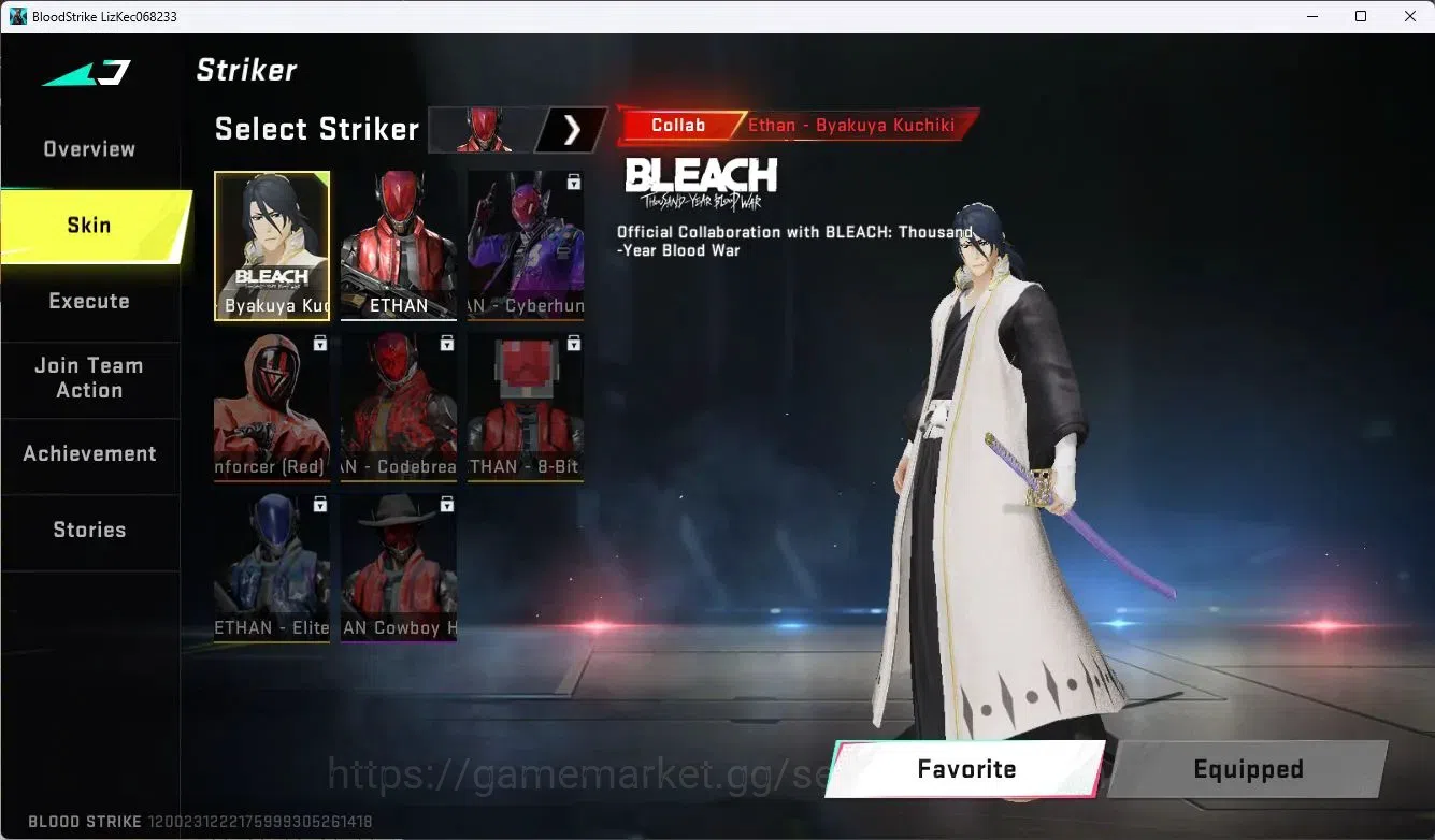 Blood Strike Accounts ASIA |Collab MCX - EVA-00 (EVAN) | 2 Legendary Gun image 8