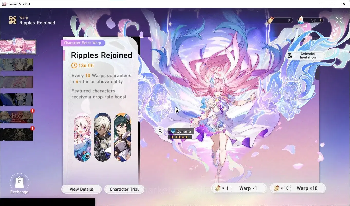 Honkai Star Rail Accounts Others Asia|TL 65|10 Limited|SW LV999,Huohuo,Yao Guang,Mortenax,DH 14