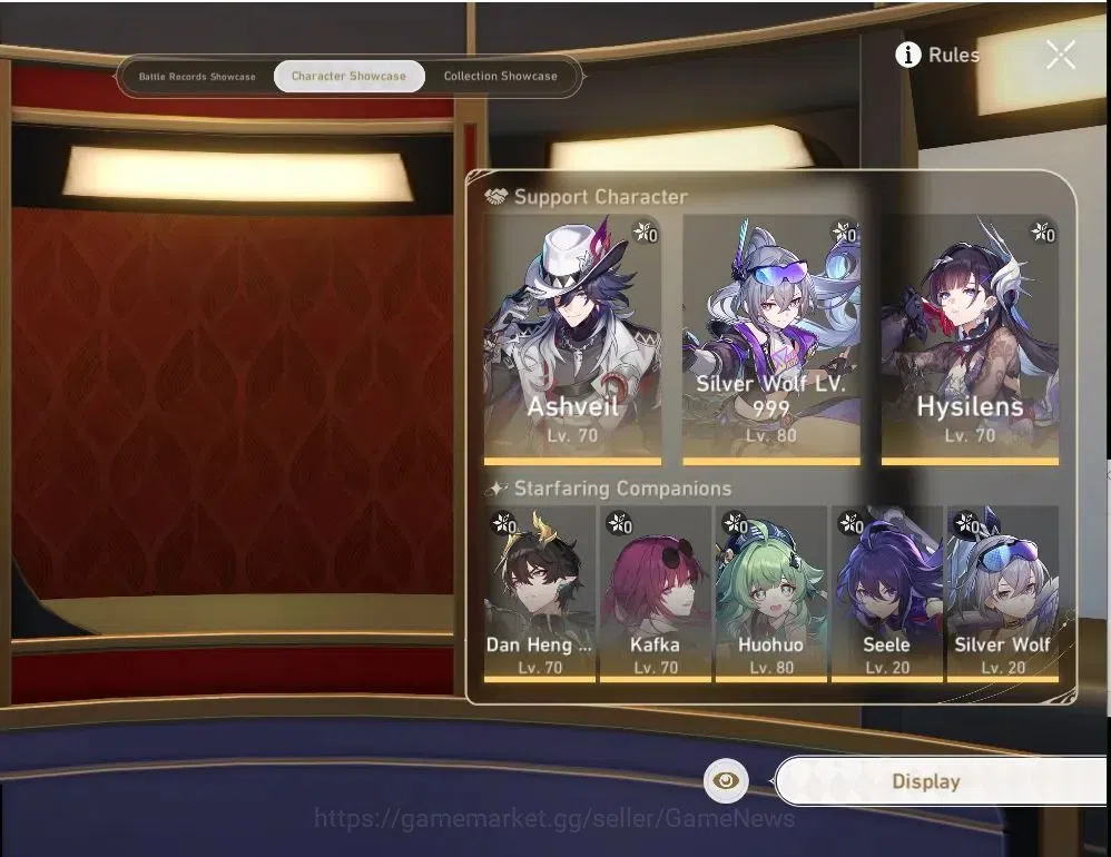 Honkai Star Rail Accounts Others Asia|TL 65|10 Limited|SW LV999,Huohuo,Yao Guang,Mortenax,DH 2