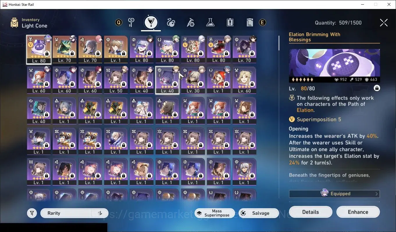 Honkai Star Rail Accounts Others Asia|TL 65|10 Limited|SW LV999,Huohuo,Yao Guang,Mortenax,DH 5