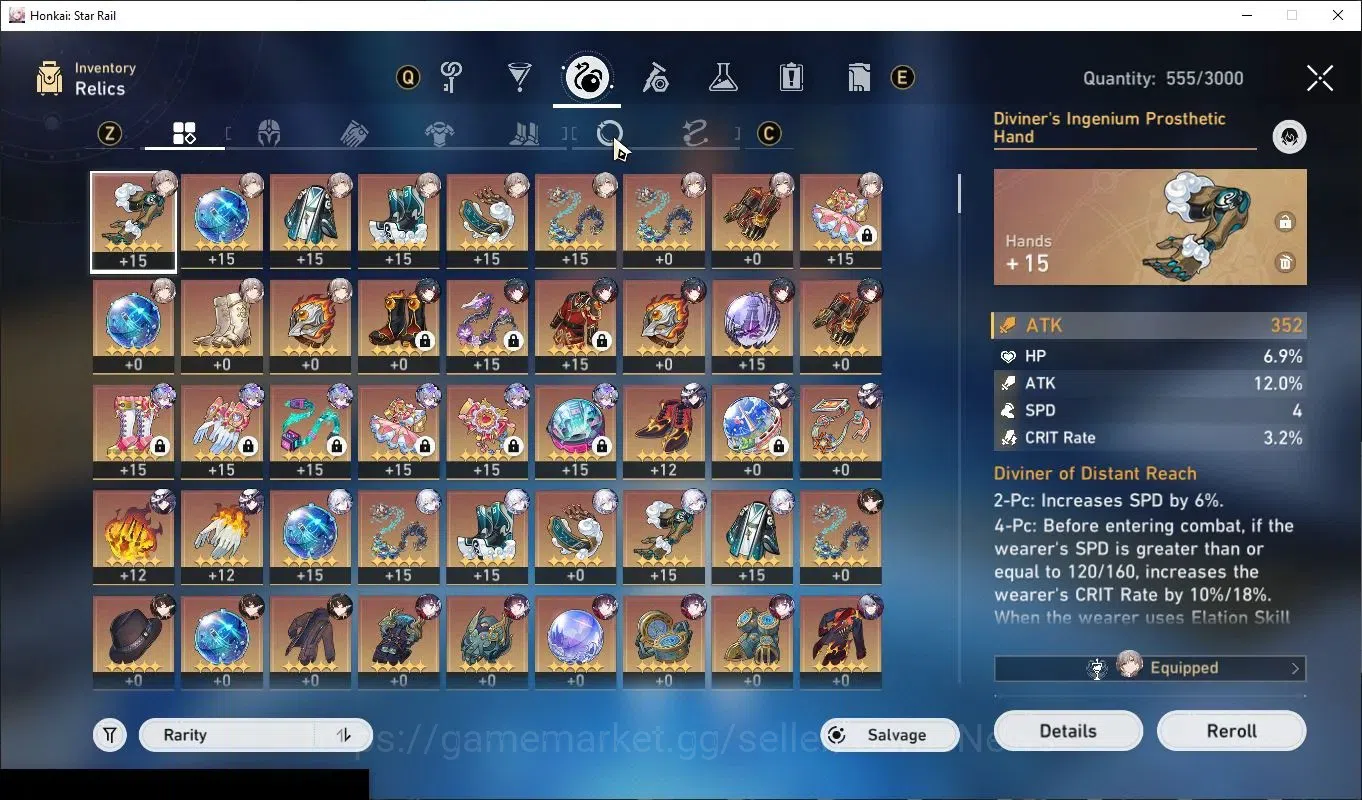 Honkai Star Rail Accounts Others Asia|TL 65|10 Limited|SW LV999,Huohuo,Yao Guang,Mortenax,DH 7