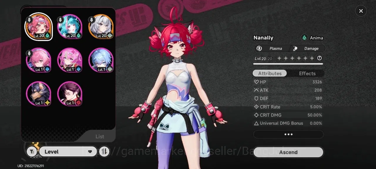 Neverness to Everness Accounts America | Lvl 7, 1 S Char Nanally + Skin + Glider, image 12