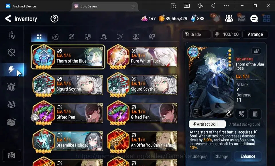 Epic Seven Accounts GLOBAL Unverif|New Era|7 ML(DK Sharun,LW Peira,Har image 11