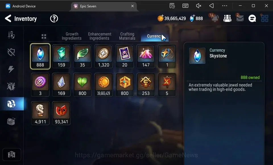 Epic Seven Accounts GLOBAL Unverif|New Era|7 ML(DK Sharun,LW Peira,Har image 12
