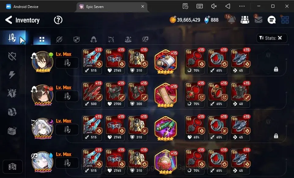 Epic Seven Accounts GLOBAL Unverif|New Era|7 ML(DK Sharun,LW Peira,Har image 9