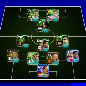 eFootball Accounts Others =\[ Collective 3264+ \]= | Del Piero 107 | Cruyff 106 | Stam 107 | Nesta 108 | Zambrotta 105