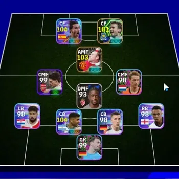 eFootball Accounts Legends & Iconic Players Android|5 Show Time Feran Torres,Cristian Romero,Lionel Messi,Lamine Yamal|2