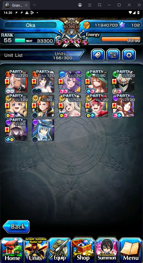 Grand Summoners Accounts [GLOBAL] Rank 55 | 12 Ascend | Okarun TW | Summer  image 5