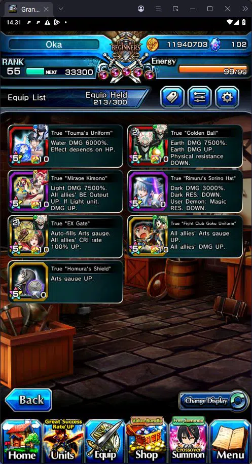 Grand Summoners Accounts [GLOBAL] Rank 55 | 12 Ascend | Okarun TW | Summer  image 6