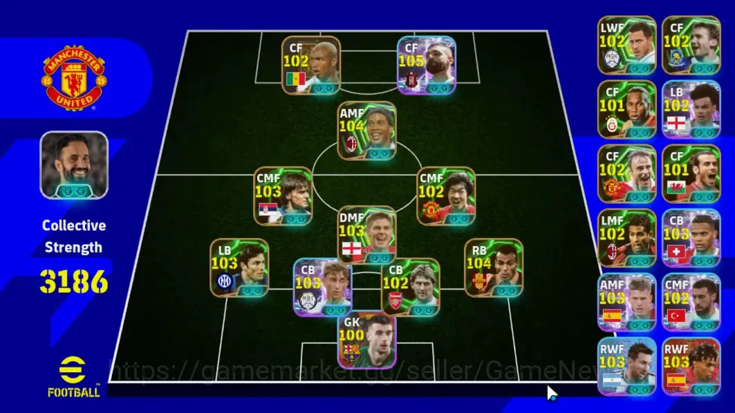 eFootball Accounts Android|Epic Ronaldinho,Dragan Stojkovic,Gareth Ba image 1