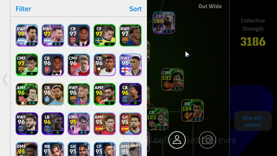 eFootball Accounts Android|Epic Ronaldinho,Dragan Stojkovic,Gareth Ba image 2