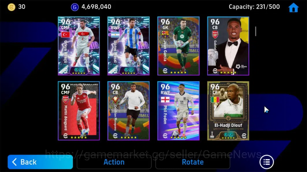eFootball Accounts Android|Epic Ronaldinho,Dragan Stojkovic,Gareth Ba image 6