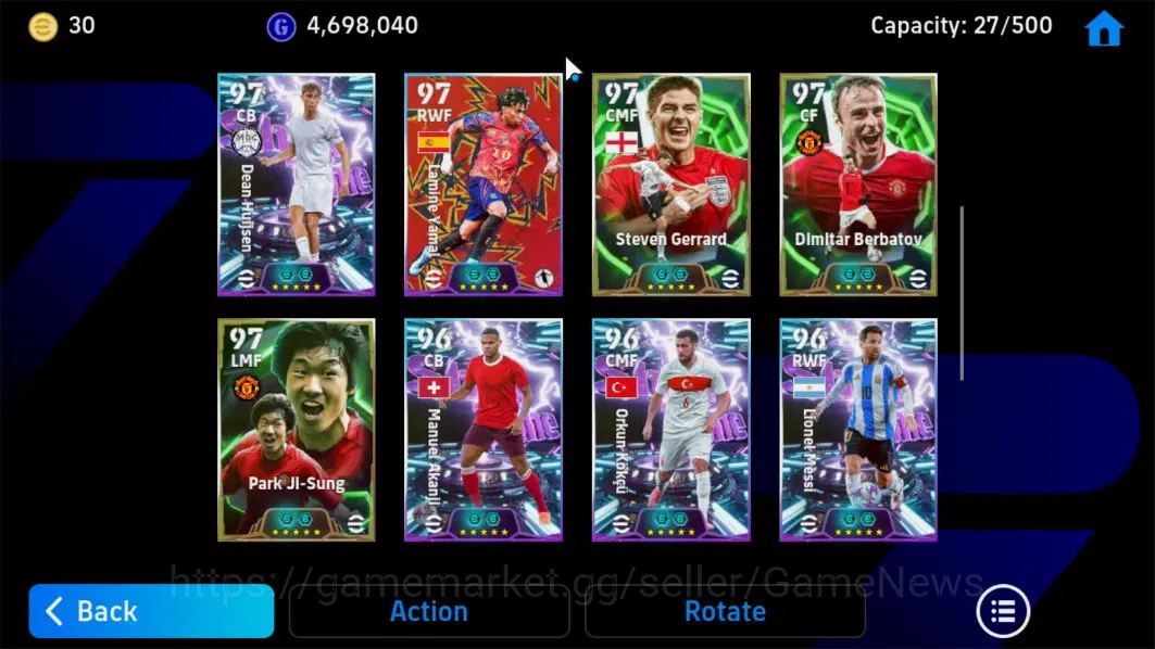 eFootball Accounts Android|Epic Ronaldinho,Dragan Stojkovic,Gareth Ba image 8