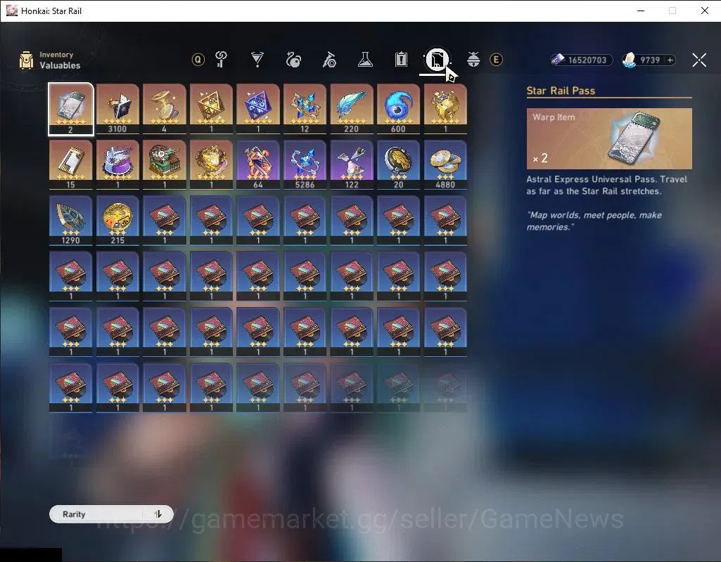 Honkai Star Rail Accounts Asia|TL 50|9,7K SJ|Free Honkai Impact|10 Limited|S image 10