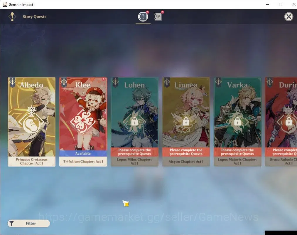 Genshin Impact Accounts ASIA|AR 32|4 Limited + 2(*5 Standard)|Emilie,Nahid image 14