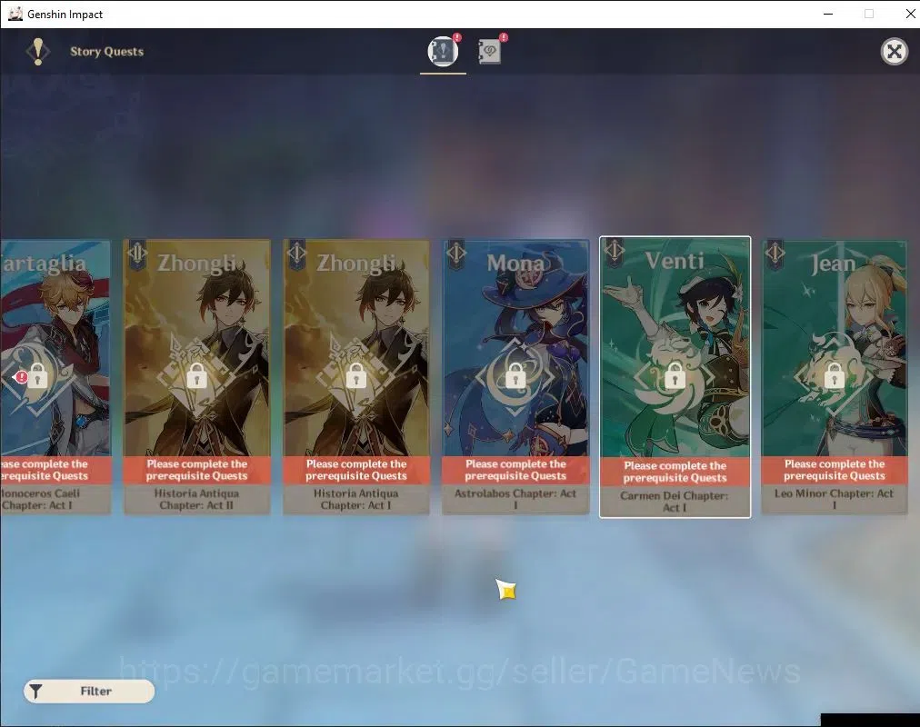 Genshin Impact Accounts ASIA|AR 32|4 Limited + 2(*5 Standard)|Emilie,Nahid image 15