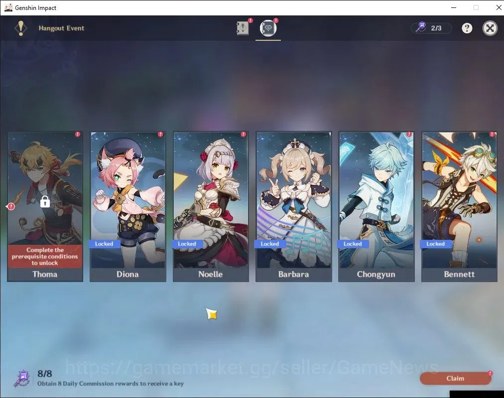 Genshin Impact Accounts ASIA|AR 32|4 Limited + 2(*5 Standard)|Emilie,Nahid image 16
