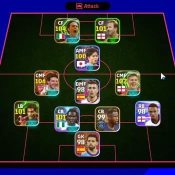eFootball Accounts Legends & Iconic Players Android|Power 3084|Big Time Declan Rice|Epic Filippo Inzaghi,Gerrard,Paul