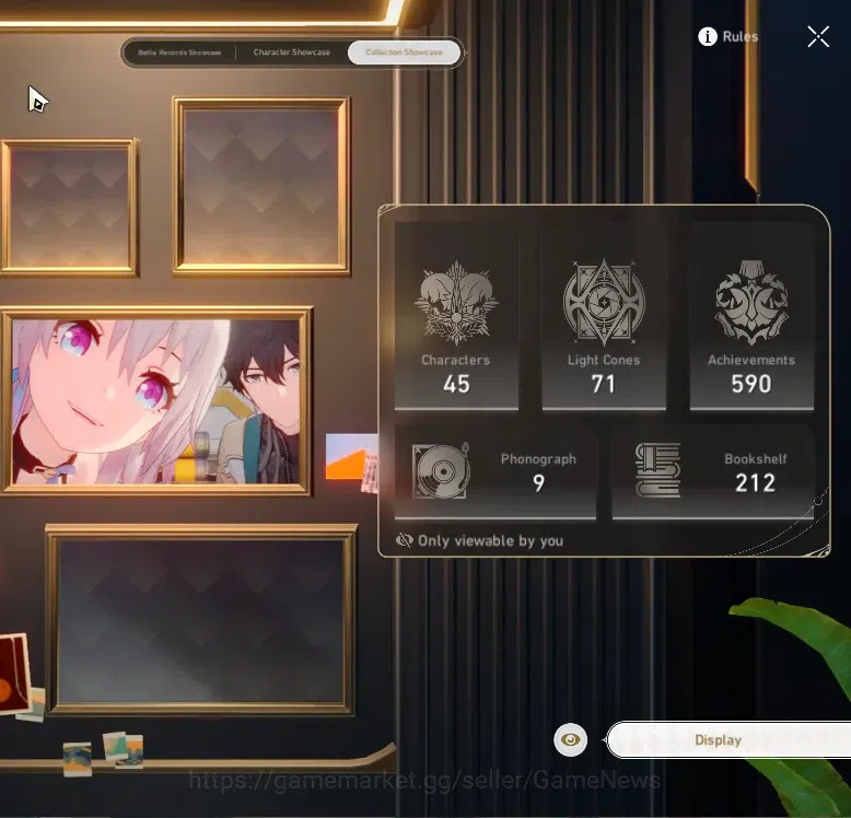 Honkai Star Rail Accounts Others ASIA|TL 67|Premium Elation|15 Limited|(Yao Guang E1,Acheron)+Sign,Sparkle 3