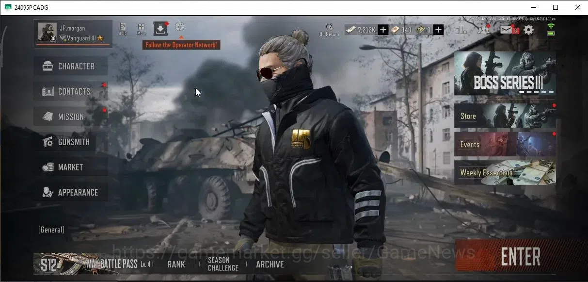 Arena Breakout Accounts High-End MOBILE Lv30|SV 10,1M|CV 7M|M4 Heavy,GS2 Headset|Koi AK102,SS T03,Ceremonial Mk14,Ceremonial 1