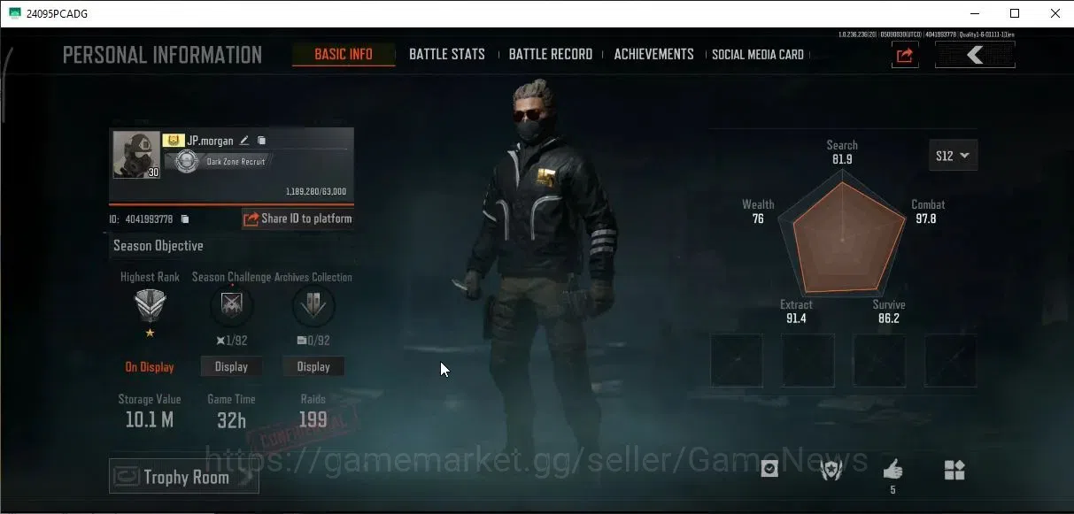 Arena Breakout Accounts High-End MOBILE Lv30|SV 10,1M|CV 7M|M4 Heavy,GS2 Headset|Koi AK102,SS T03,Ceremonial Mk14,Ceremonial 2
