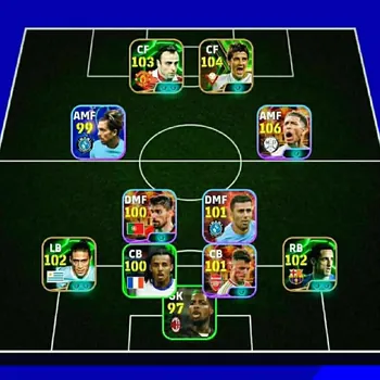 eFootball Accounts Legends & Iconic Players Barvetov 104 ➤ Davil Villah 104 ➤ Bellingham 106 ➤And more some double boster