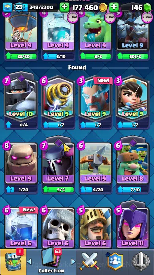 Clash Royale Accounts Lv 23|Trophy 3927|KTL 9|Total Card 73|1 Hero 2 EVO image 11
