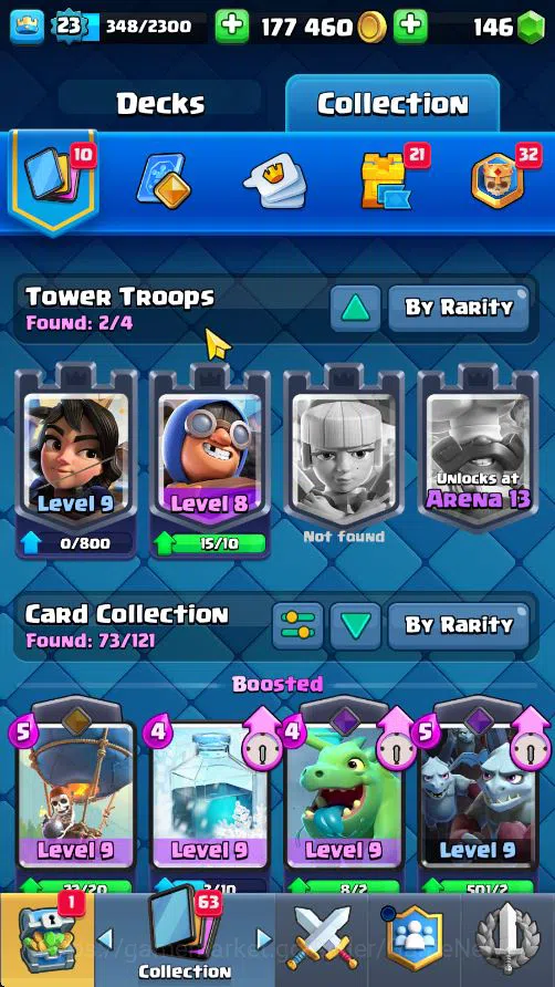 Clash Royale Accounts Lv 23|Trophy 3927|KTL 9|Total Card 73|1 Hero 2 EVO image 12