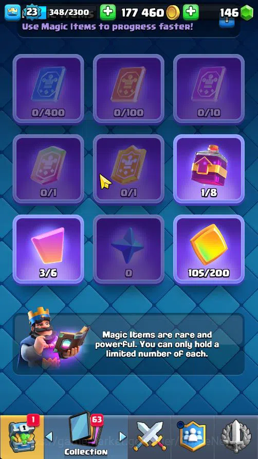 Clash Royale Accounts Lv 23|Trophy 3927|KTL 9|Total Card 73|1 Hero 2 EVO image 5