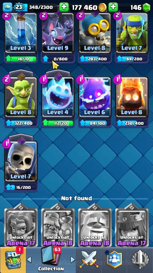 Clash Royale Accounts Lv 23|Trophy 3927|KTL 9|Total Card 73|1 Hero 2 EVO image 7