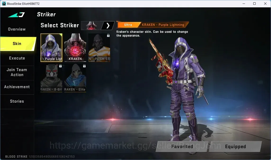 Blood Strike Accounts ASIA |1 Eternal AUG-Empyrean|40 Upgrade Point Eter image 6