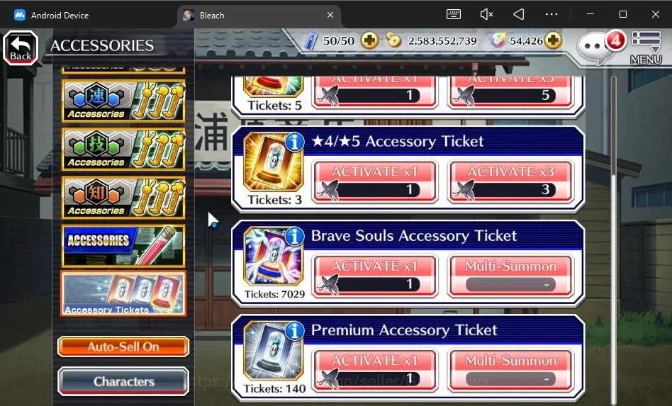 Bleach: Brave Souls Accounts [GLOBAL]54K Orb|2 New Ichigo Renewed,Yachiru TYBW2 image 16