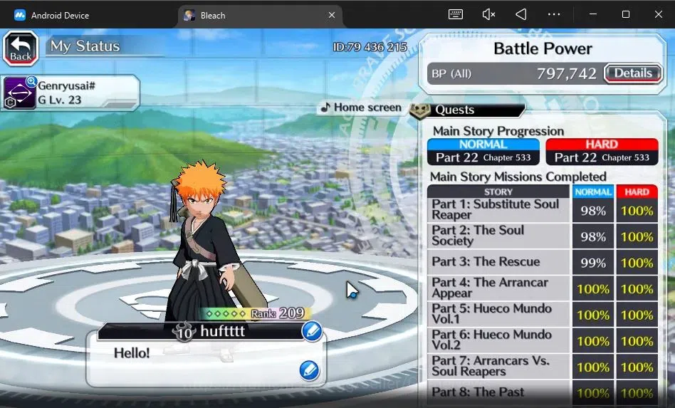 Bleach: Brave Souls Accounts [GLOBAL]54K Orb|2 New Ichigo Renewed,Yachiru TYBW2 image 4