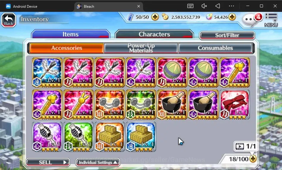 Bleach: Brave Souls Accounts [GLOBAL]54K Orb|2 New Ichigo Renewed,Yachiru TYBW2 image 6