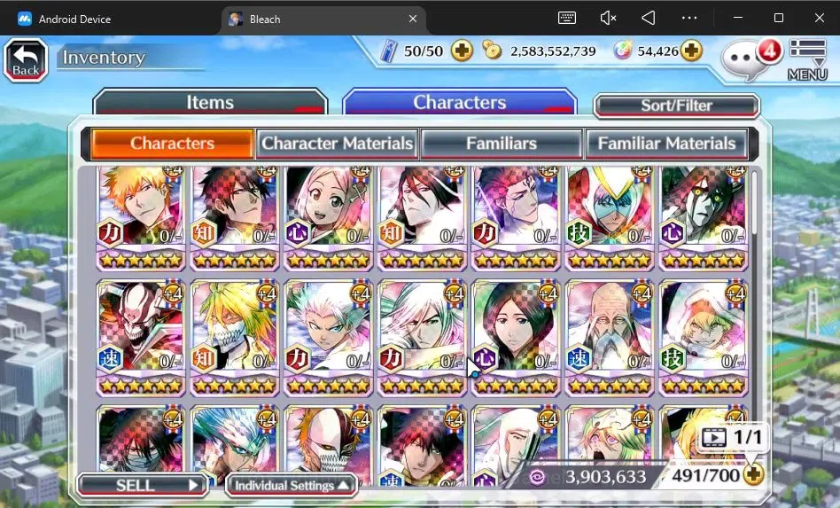 Bleach: Brave Souls Accounts [GLOBAL]54K Orb|2 New Ichigo Renewed,Yachiru TYBW2 image 8