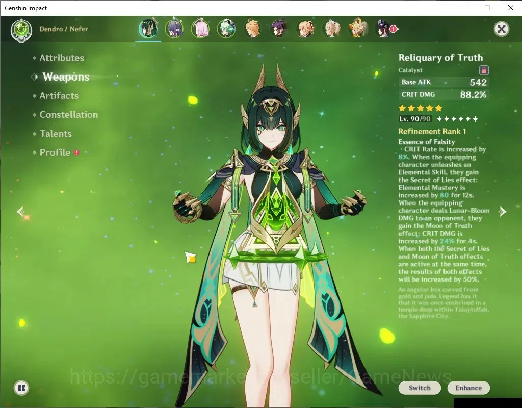 Genshin Impact Accounts ASIA|AR 55|BD Unset|[NeferC1,LaumaC1]+Sign|2 Limit image 3