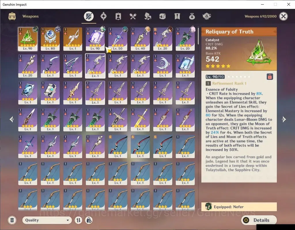 Genshin Impact Accounts ASIA|AR 55|BD Unset|[NeferC1,LaumaC1]+Sign|2 Limit image 7