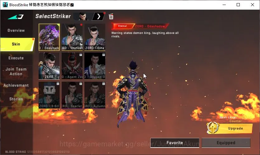 Blood Strike Accounts Mid-Tier Asia|Eternal M700-Retribution LV2,Zero-OdaShadow|GolfCub|Ultra 2