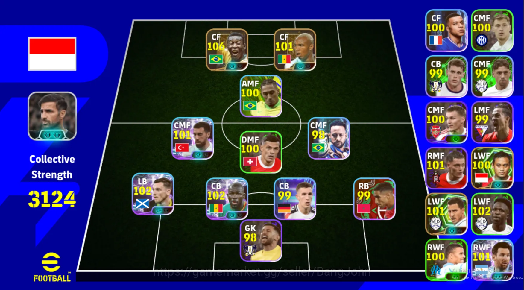power 3124 | pelle epic | diouf epic | orkun showtime | robertson showtime | kalidou showtime |EFB176B eFootball Others power 3124 | pelle epic | diouf epic | orkun showt image 1
